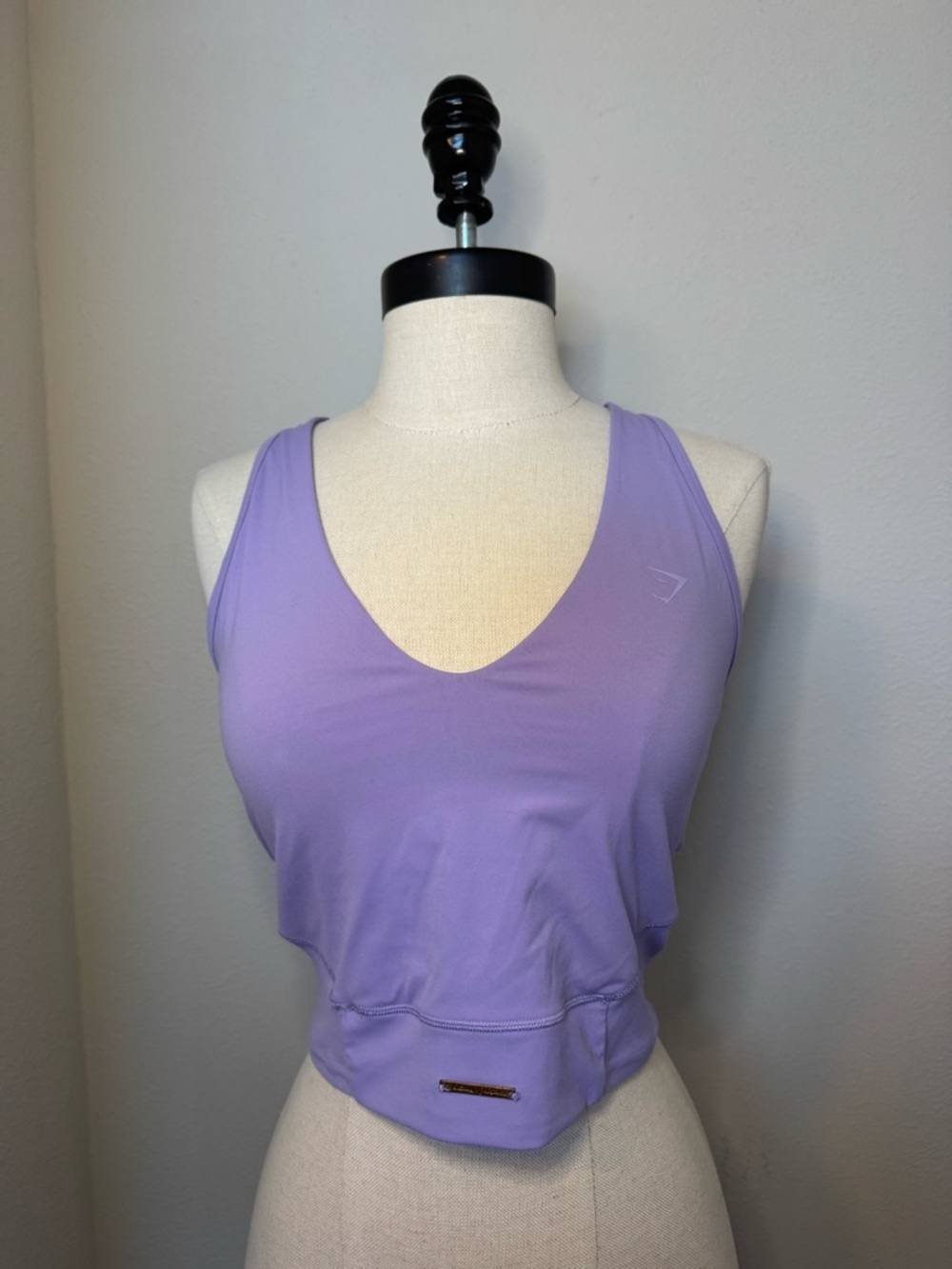 Gymshark x Whitney Simmons Light Purple Crop Tank Top